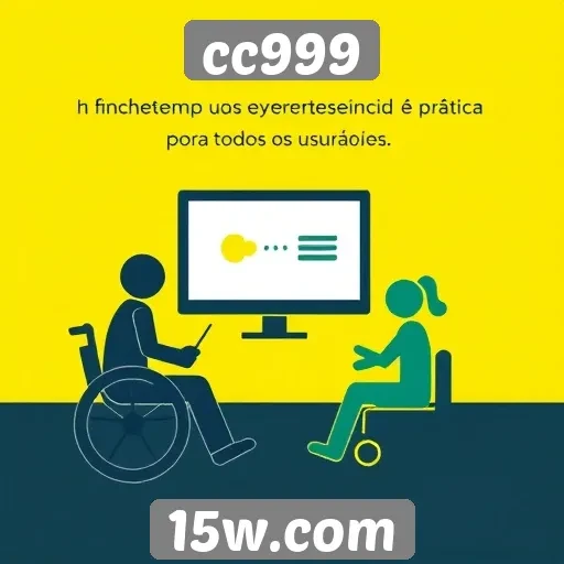 Acessibilidade e usabilidade do site cc999